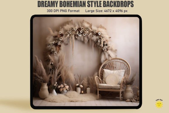 Download Dreamy Bohemian Style Backdrop - Bohemian Collection