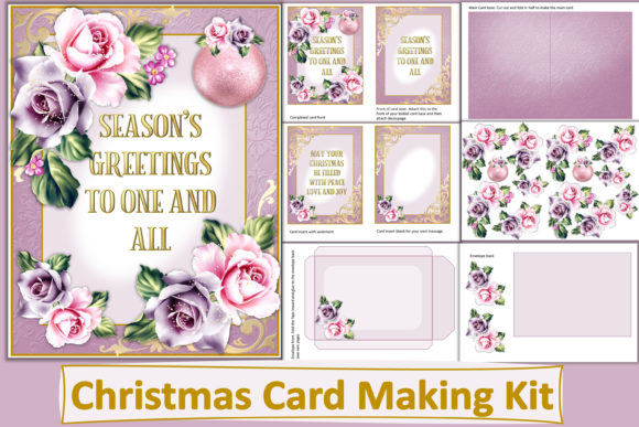 Download Christmas Card Making Kit JPEG and PDF - Premium Resources