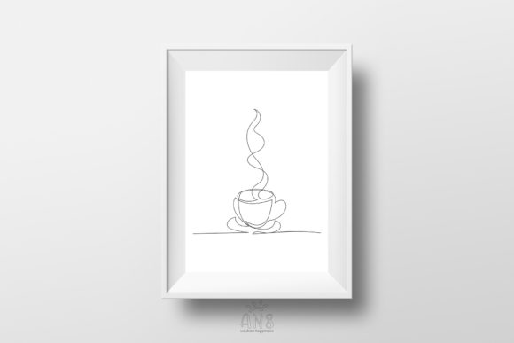 Download Minimal Coffee Cup One Line Drawing - Line drawing Collection